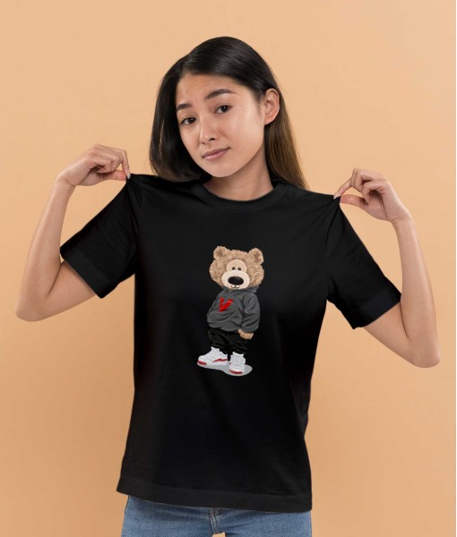 Дамска тениска с щампа Мечета Casual Style